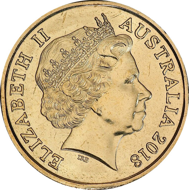 2018 Proof Queen Elizabeth II 2 Dollars