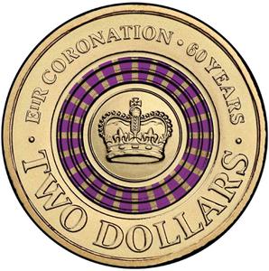 2013 Coronation Queen Elizabeth II 2 Dollars
