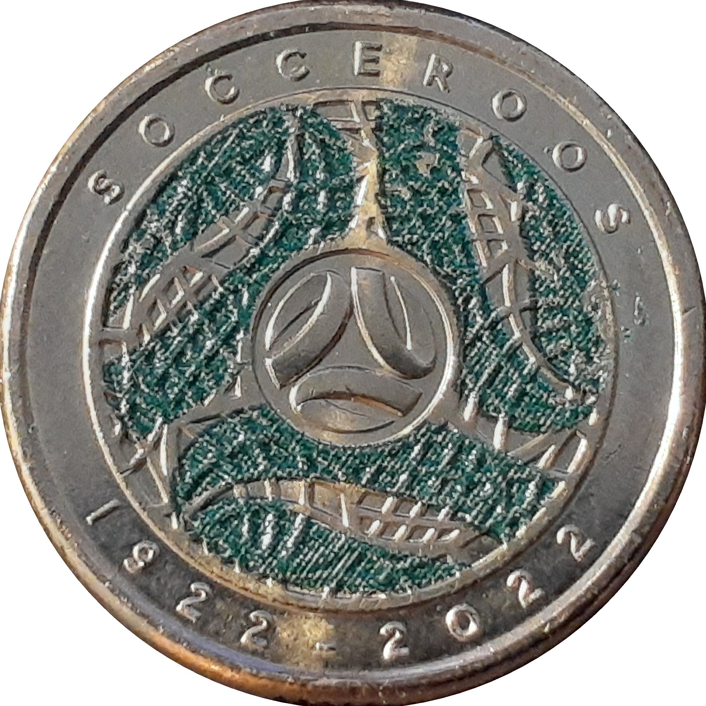 2022 Socceroos Queen Elizabeth II 2 Dollars