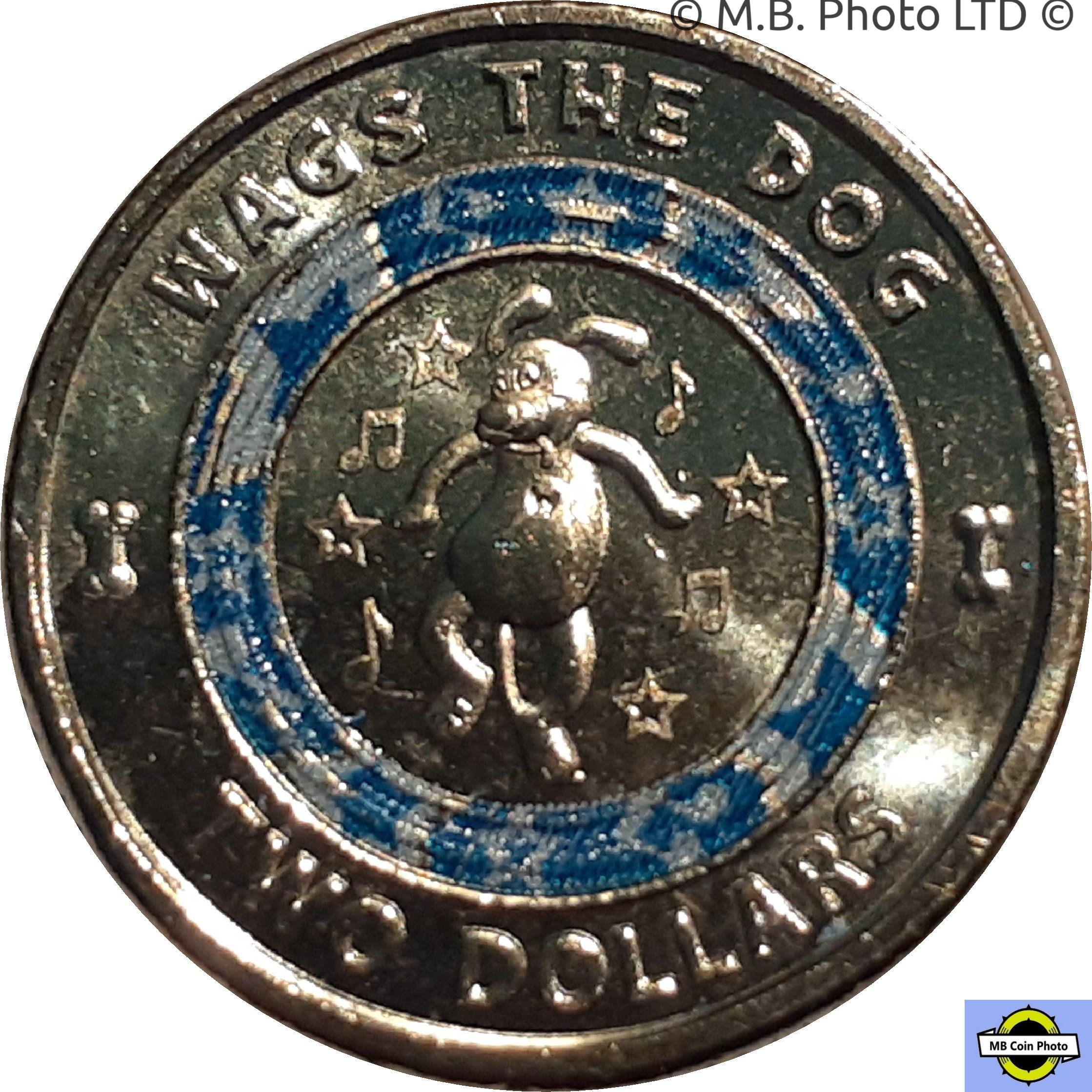 2021 Wags the Dog Proof Queen Elizabeth II 2 Dollars