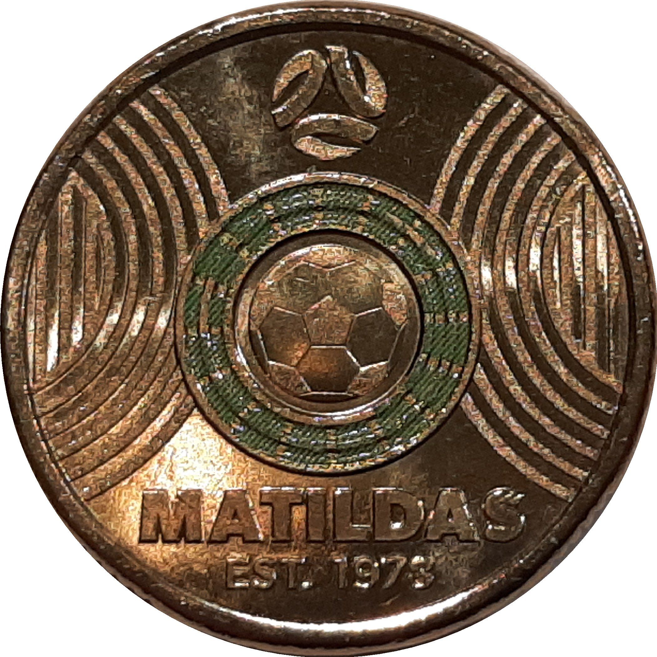 2023 Womens World Cup Green Queen Elizabeth II 2 Dollars