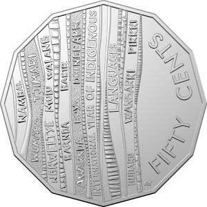 2019 Indigenous Languages Queen Elizabeth II 50 Cents