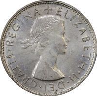 Queen Elizabeth II Florin florin and crown coin