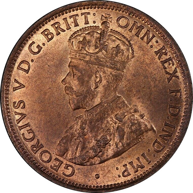 1936 King George V Half Penny