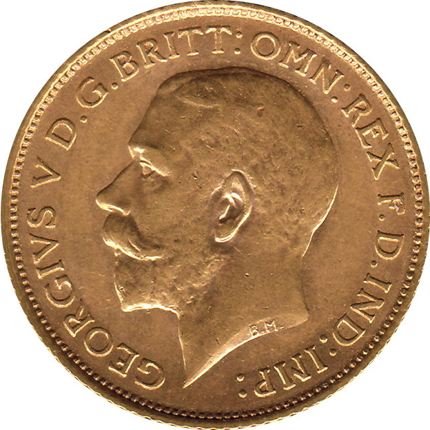 1911 Sydney King George V Half Sovereign