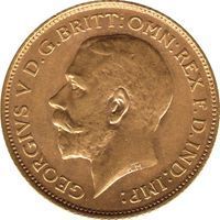 King George V Half Sovereign half sovereign and sovereign coin