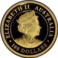 100 Dollars Gold koala bullion coin
