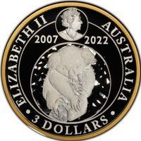 3 Dollars Silver koala bullion coin