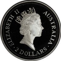2 Dollars kookaburra bullion coin