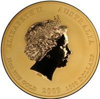 1000 Dollars Gold lunar bullion coin