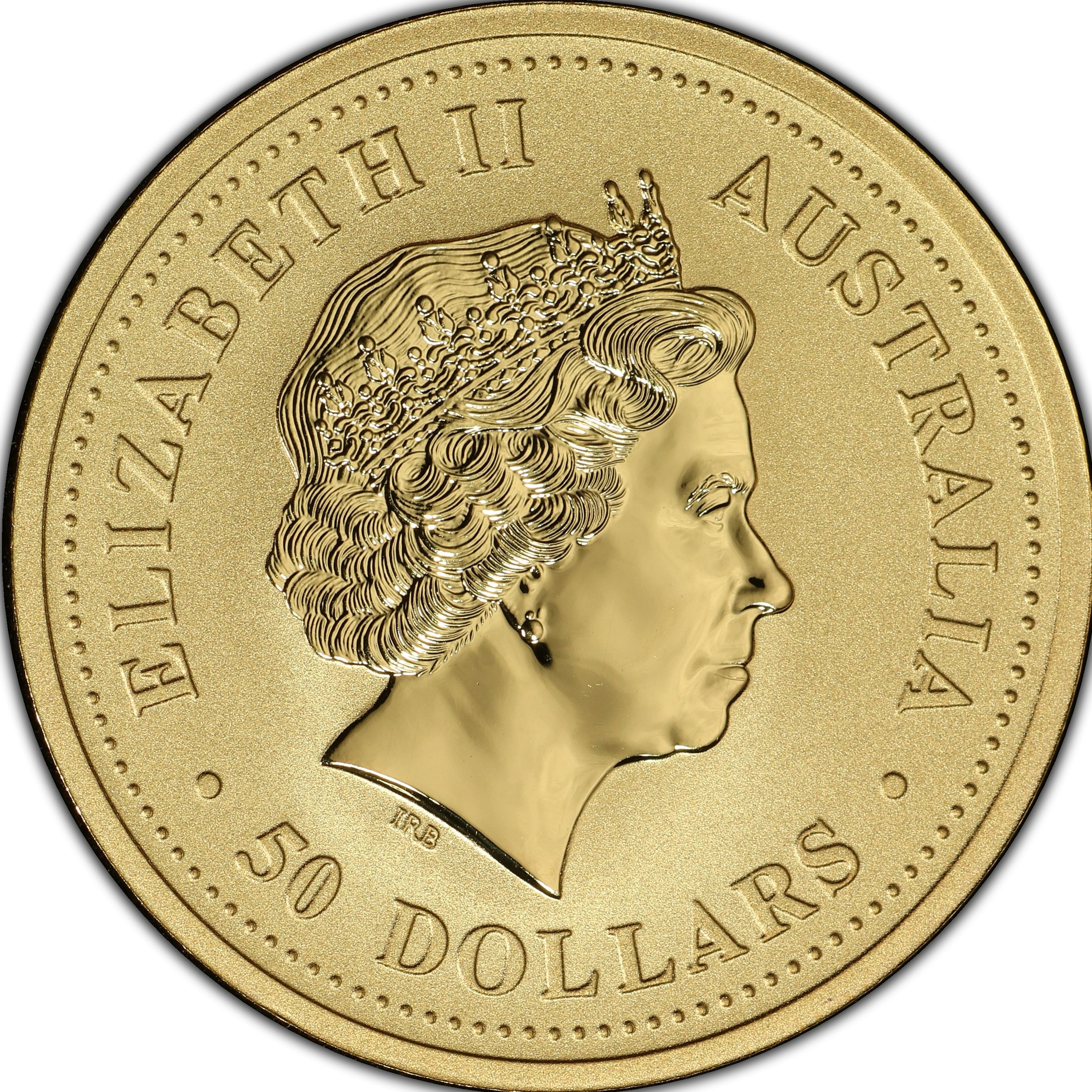 2004 Monkey 50 Dollars Gold