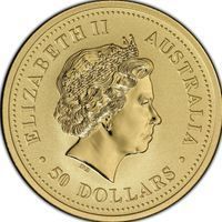 50 Dollars Gold lunar bullion coin