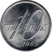 10 Cruzeiros cruzeiro (1942-1967) coin