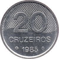 20 Cruzeiros cruzeiro novo (1967-1986) coin