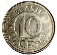 10 Cruzeiros Reais cruzeiro real (1993-1994) coin