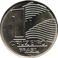 1 Cruzeiro cruzeiro (1990-1993) coin