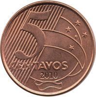 5 Centavos real coin