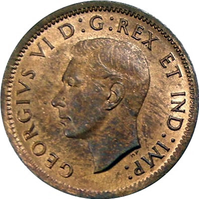 1937 King George VI Cent
