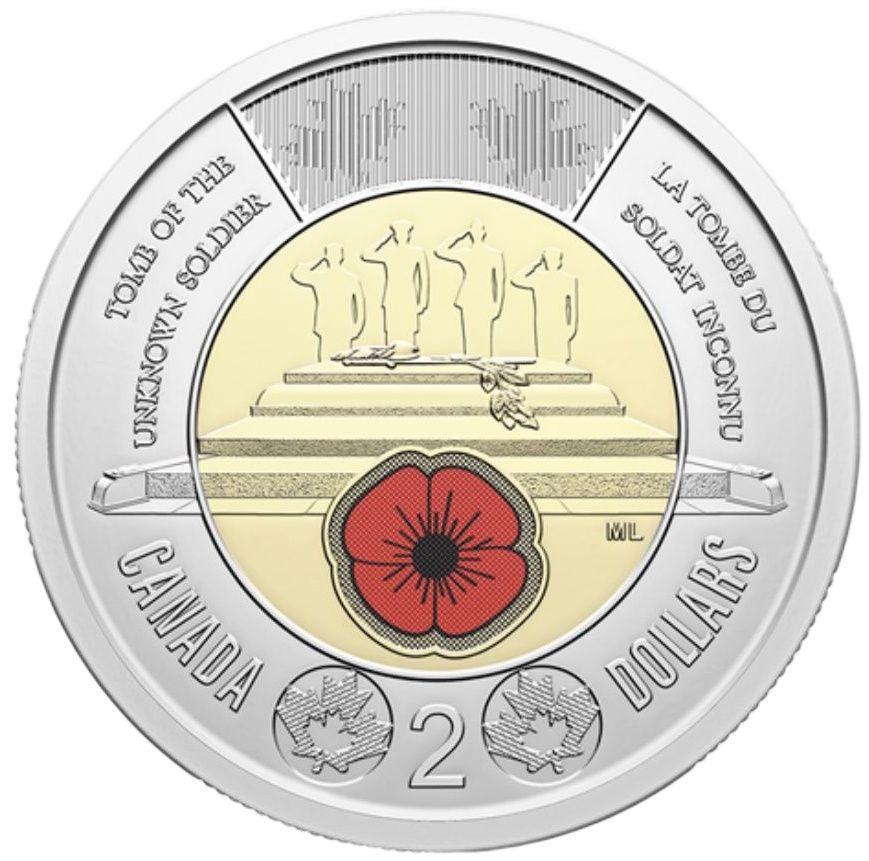 2025 Unknown Soldier - Colour King Charles III Two Dollars