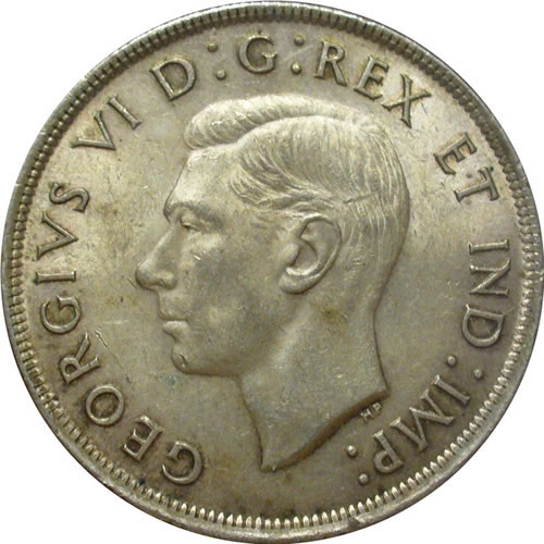 1947 Pointed 7 Dot King George VI Large Dollar