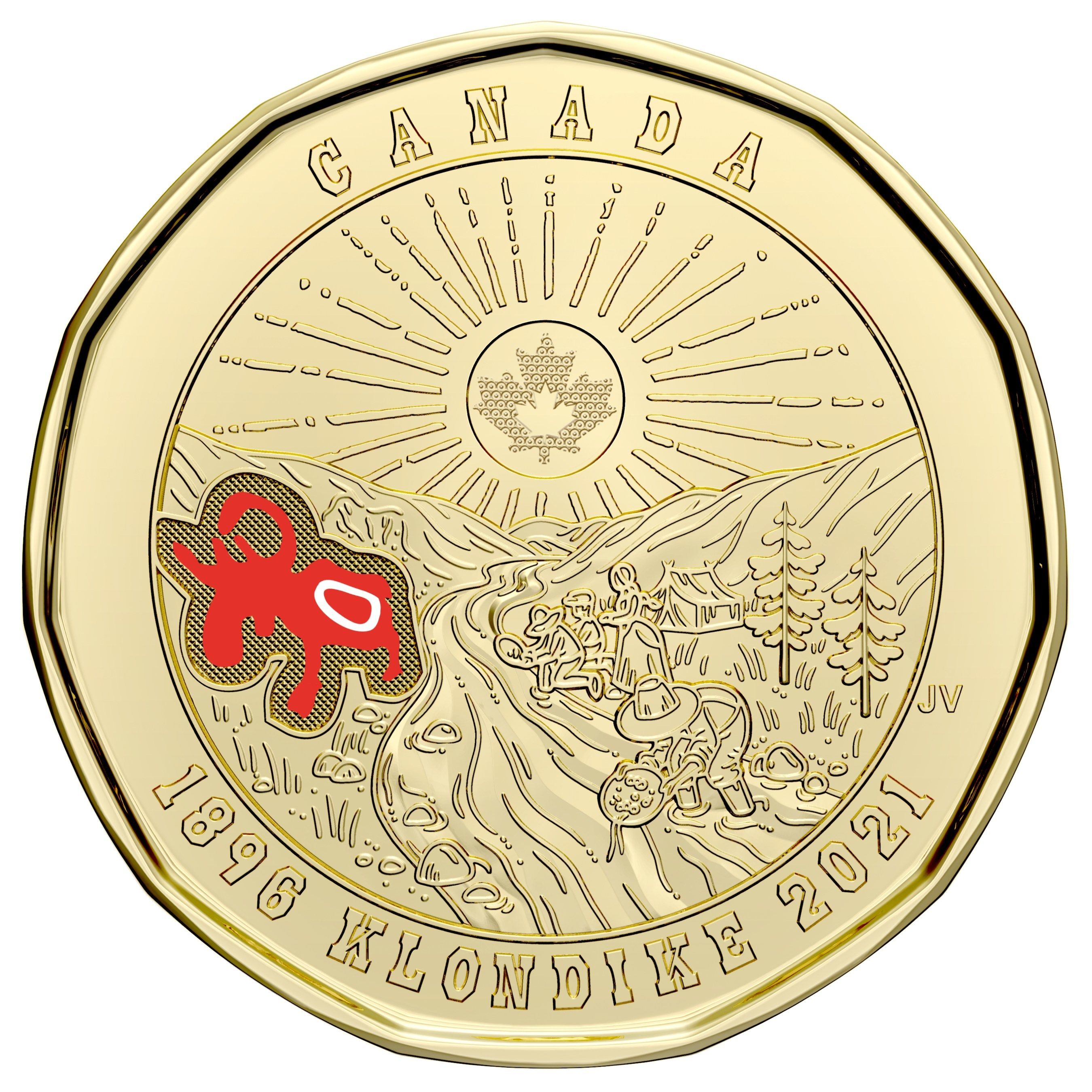 2021 Gold Rush Color Queen Elizabeth II Dollar