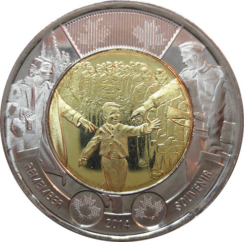 2014 Wait For Me, Daddy Queen Elizabeth II Two Dollars