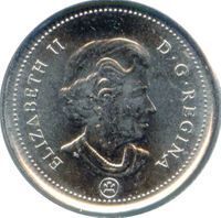 2008 Queen Elizabeth II 10 Cents