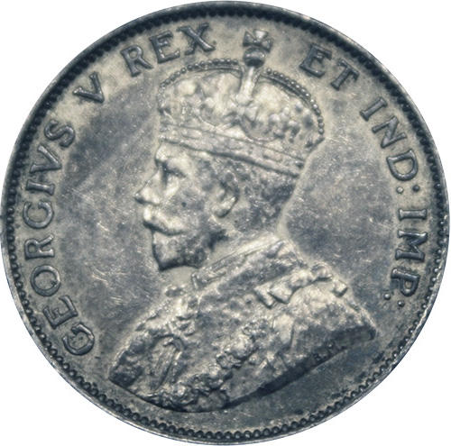 1911 King George V 25 Cents
