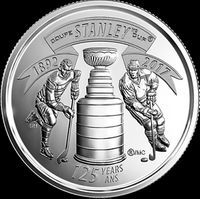 2017 Stanley Cup Queen Elizabeth II Modern 25 Cents