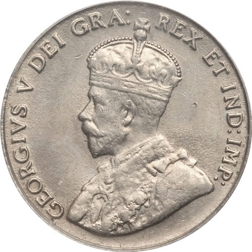 1915 King George V 5 Cents