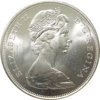 1967 Queen Elizabeth II 50 Cents