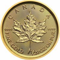 $1 Gold Maple Leafs bullion coin
