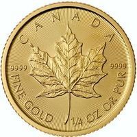 $10 Gold Maple Leafs bullion coin
