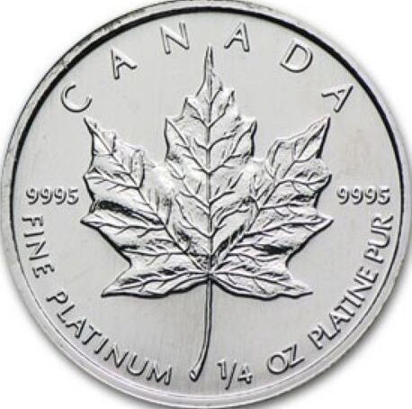 1992 $10 Platinum Maple Leafs