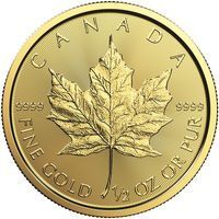 $20 Gold Maple Leafs bullion coin