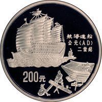 200 Yuan bullion commemoratives coin