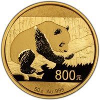 Gold 800 Yuan bullion pandas coin