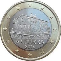 Andorra 1 Euro 1 euro coin