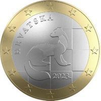 Croatia 1 Euro 1 euro coin