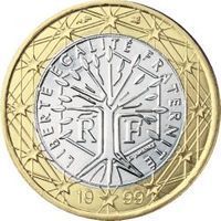 France 1 Euro 1 euro coin