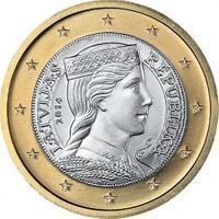 Latvia 1 Euro 1 euro coin