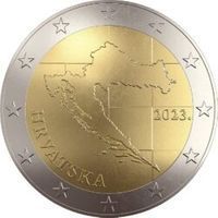 Croatia 2 Euro 2 euro coin