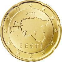 Estonia 20 Cents 20 cents coin