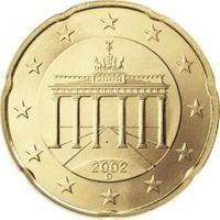 2002-A Germany 20 Cents