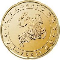 Monaco 20 Cents 20 cents coin