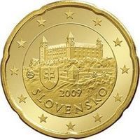 Slovakia 20 Cents 20 cents coin