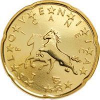 Slovenia 20 Cents 20 cents coin