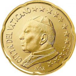 2002 Vatican 20 Cents