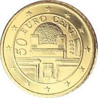 Austria 50 Cents 50 cents coin