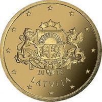 Latvia 50 Cents 50 cents coin